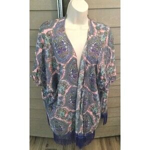 Victoria's Secret Bohemian Silky Swimsuit Cover Up Preowned M/L Women’s Girls